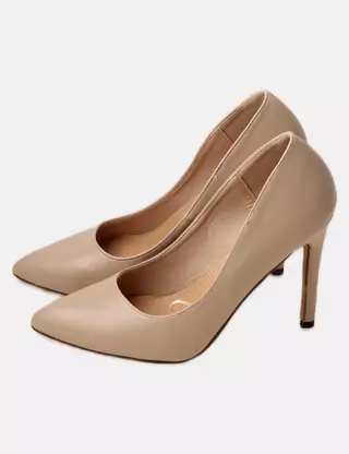 Sandales Plates Marypaz En Cuir Synthétique Femme Taille 38 - Couleur Beige/rouge été