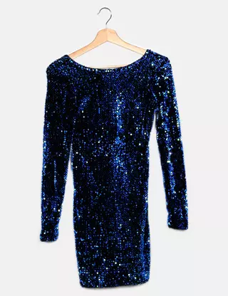 blue dress for wedding A Line Chiffon Off The Shoulder Wedding Guest Dresses with Slit