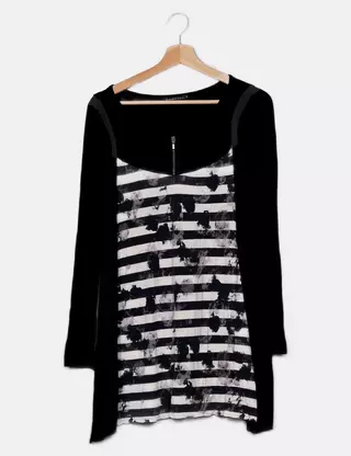 Tunique Blanche LMV La Mode Est A Vous - Taille 42/44 - Lavée Sans étiquette