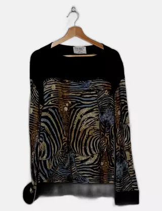 Chemise de nuit en satin avec bordure en dentelle ivoire