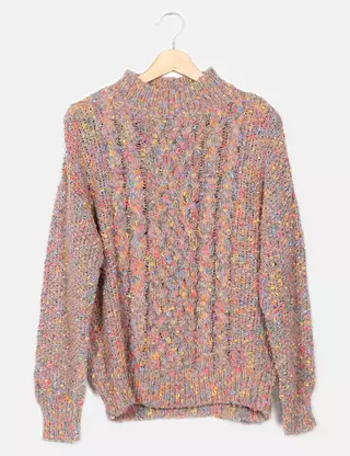Pull Chiné Green Coast - Gris, Taille XXL - Homme - Très Bon état