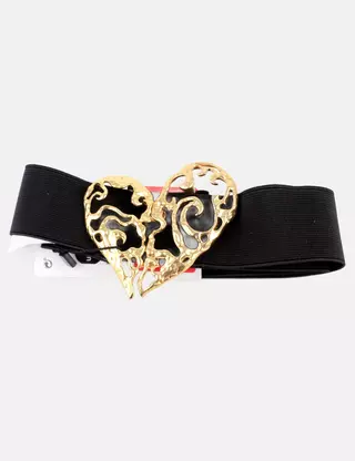 Desigual Cint Wide Belt Troquelado, Cintura, Marrone 6009 Cioccolato