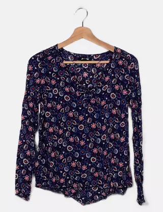 Chemise Jennyfer - Taille S - Noir - Occasion Très Bon état