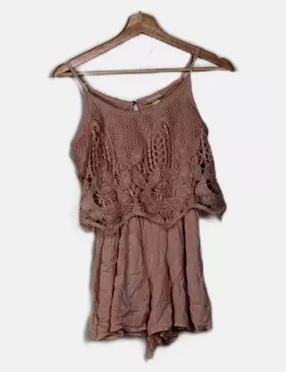 Robe Mossimo Sans Bretelles - Femme Taille L - Marron - Midi Bodycon