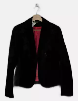 Veste Courte OILILY En Velours Coloré - Taille 104 (enfant) - Style Marron Multicolore - Occasion TB