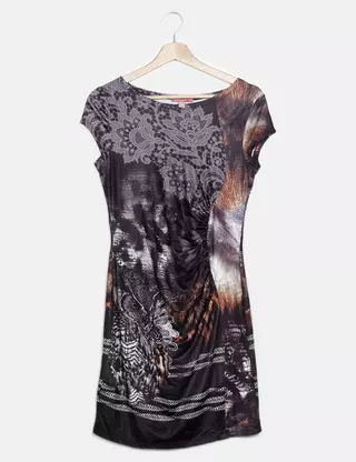Robe Smash Taille M/38 - Multicolore, Style évasé, Longueur Genou, Occasion Très Bon état