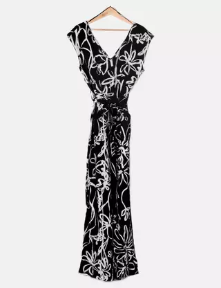 Desigual PANT_PAISLEY_LACROIX 25SWPW19 Noir - Vêtements Pantalons
