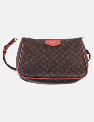 Sac Nine West Simili Cuir Vert Amande - Sac à Main Porté épaule - Femme - Occasion Bon état
