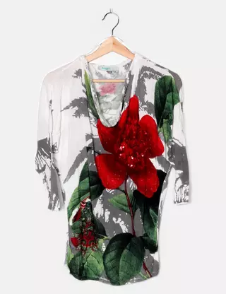 Tunique Ou Haut Desigual Taille XL (42) - Occasion Très Bon état - Multicouleur Coton