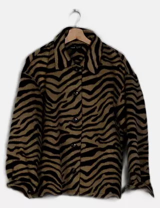 T-shirt SheIn Noir Taille 4XL Plus - Motif Tigre - Neuf Sans étiquette
