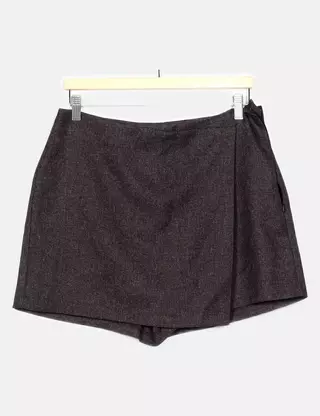 Jupe Skater Longue Primark Femme - Gris Acrylique - Taille 4 (tour De Taille 28 Pouces)