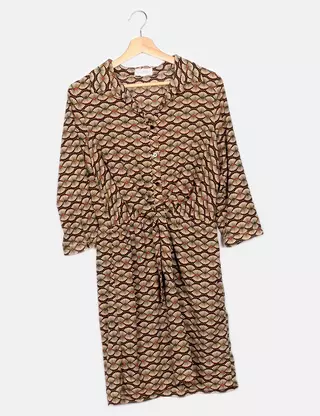 Robe Fluide Charlior – Tunique Femme 36/38 – Polyester Multicolore