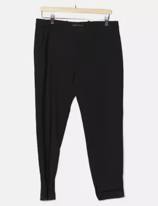 Pantalon BEBE à Rayures Avec Ceinture Logo - Taille S, Neuf Avec étiquette, Blanc