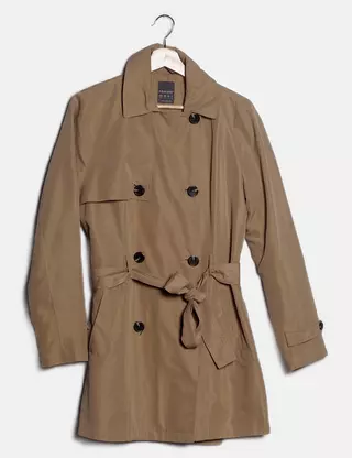 Veste Longue Femme Noir Primark - Style Trench - Taille 40 - Neuf Sans étiquette
