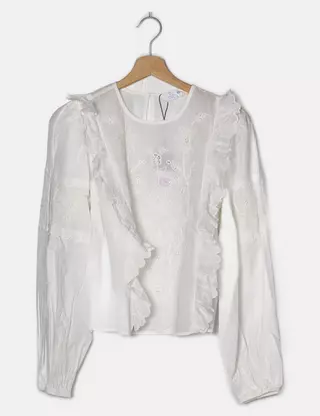Haut Crop Beige Primark Taille 16 - Neuf Avec étiquettes, Manches Courtes, Coton
