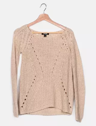 Pull Court Femme Jennyfer - Bleu - Manches 3/4 - Taille M - Parfait état