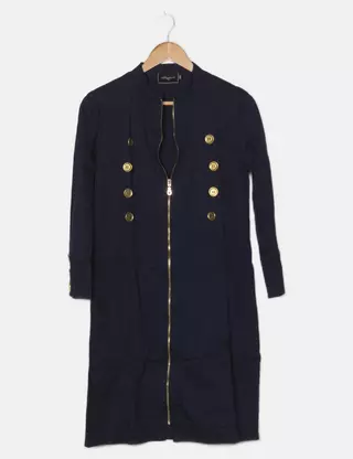 Robe D'hiver Almatrichi Noire Taille S - Coupe Droite En Coton - Occasion Très Bon état