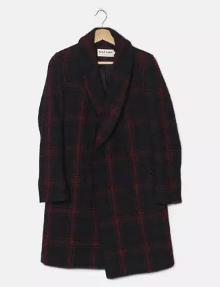 Manteau Caban NAF NAF En Laine Rouge Taille 38 – Neuf Avec étiquettes – PROMO !