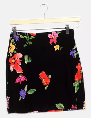 Jupe Femme DESIGUAL - Taille XL/42 - Style Droit - Multicolore - Occasion Très Bon État