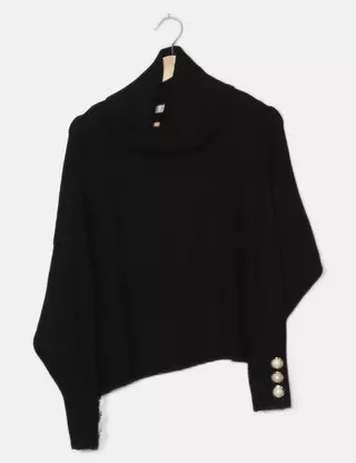 Pull Zara En Tricot – Taille S – Vert Olive Foncé – Col Bateau – Neuf Avec étiquettes