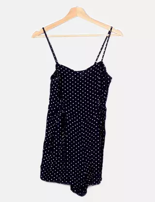 kimchi blue polka dot dress Frankies Bikinis - Audrey Satin Mini Dress