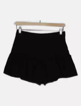 Jupe-short Noire Zara - Taille XS/S (34-36), Neuve Sans étiquettes