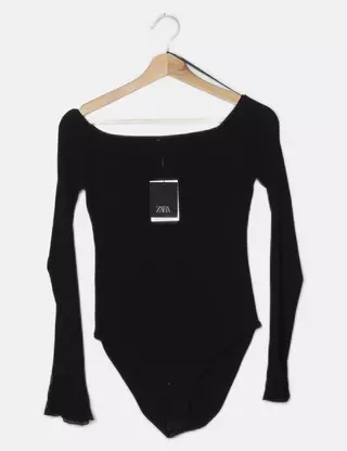 Jupe Courte ZARA En Toile - Noire, Taille 36/38 - Très Bon état
