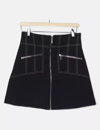 Jupe Karen Millen Femme – Ligne A, Marron, Taille 14, Courte, état Parfait