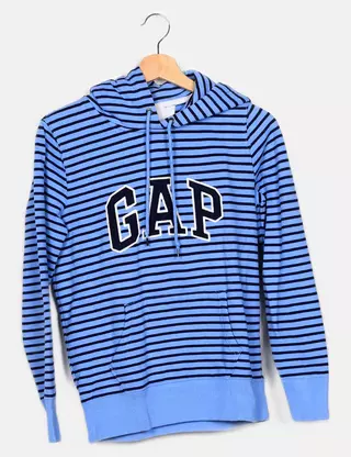 Sweat-shirt Femme Gap Beige Taille L – Pull Col Rond, Manches Longues, Coton Doux, Occasion Très Bon état