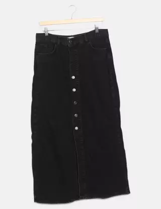 Jupe Patineuse Longue Primark Pour Femme – Gris Acrylique – Taille 4