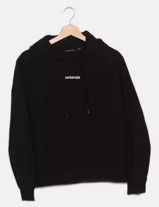 McKenzie Survêtement à Capuche Zippé Essential Noir- JD Sports France