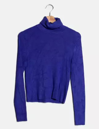 Pull Zara femme bleu neuf - Vêtements