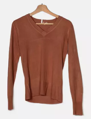 Pull Femme Primark Noir - Taille 4 (équivalent 4-6) - Manches Longues - Occasion état Très Bon
