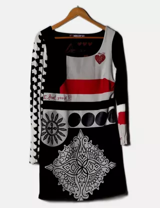 Très belle tunique desigual taille L - Vêtements
