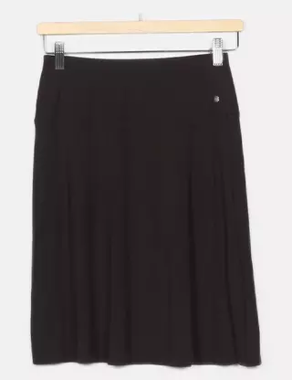 Jupe Longue Femme Marks And Spencer - Taille 10 - Ligne A Rayée Multicolore - Lin