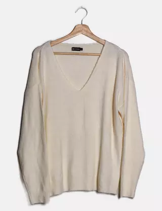 Pull Femme In Extenso Bleu Taille 38-40 Col V Comme Neuf