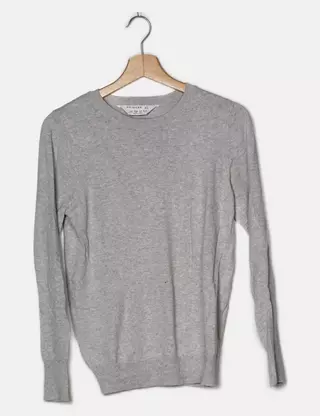Pull Femme Primark Noir - Taille 4 (équivalent 4-6) - Manches Longues - Occasion état Très Bon