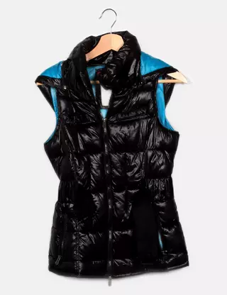 Body Bershka Noir Et Blanc Sans Manches - Taille XS Femme - Neuf Sans étiquettes