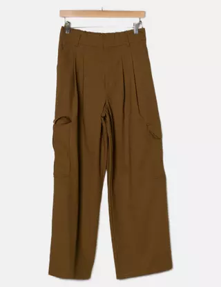 LCW Kids Pantalon De Jogging Cargo à Taille Élastiquée Pour Filles Lilas O 4216650