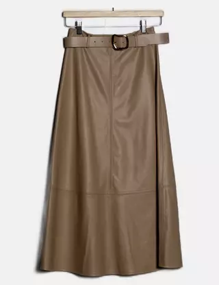 TRF BY ZARA Robe Décontractée Femme Marron Rayures Casual (EU 38
