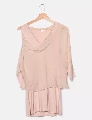 strapless open back dress Vintage Margaretha Ley Escada Pink Dress With Drop Waist and Bow  Modig