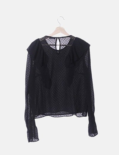 blusa plumeti negra