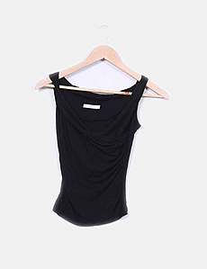 Chemisier Noir Charlotte Russe - Taille S, Velours, Cropped Avec Boutons, Très Bon état
