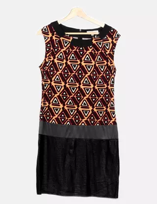 jus d'orange dress Vintage Jus D'orange Dress: Colorful Geometric Print, Made in France, Size  2