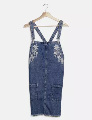denim dungaree dress primark Jean Women Basic Casual Dresses Summer primark dresses 2024 Discover the Guess Female COLOURS:Emerald Wood