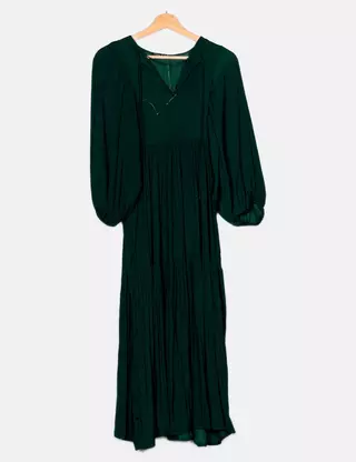 oysho green dress Dresses Women atonement dress green