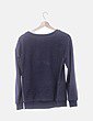 Sudadera azul marina paillettes NoName