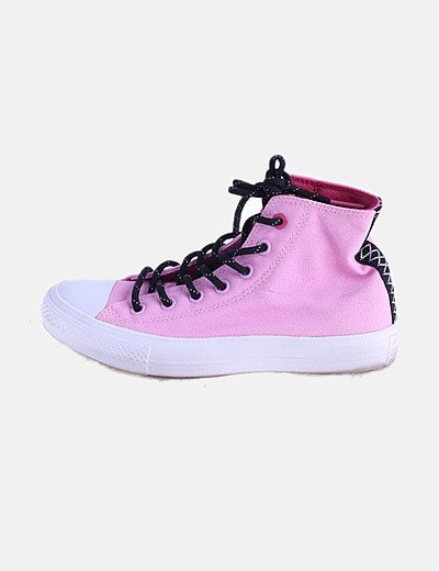 converse impermeables rosa