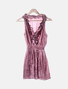 Robe Violette Sisley – Taille Small (10) – Longueur Longue – Sans Manches – Neuf Sans étiquettes