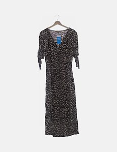 Robe Longue MS Mode - Taille 46 - Multicouleur, En Polyester - Occasion Très Bon état